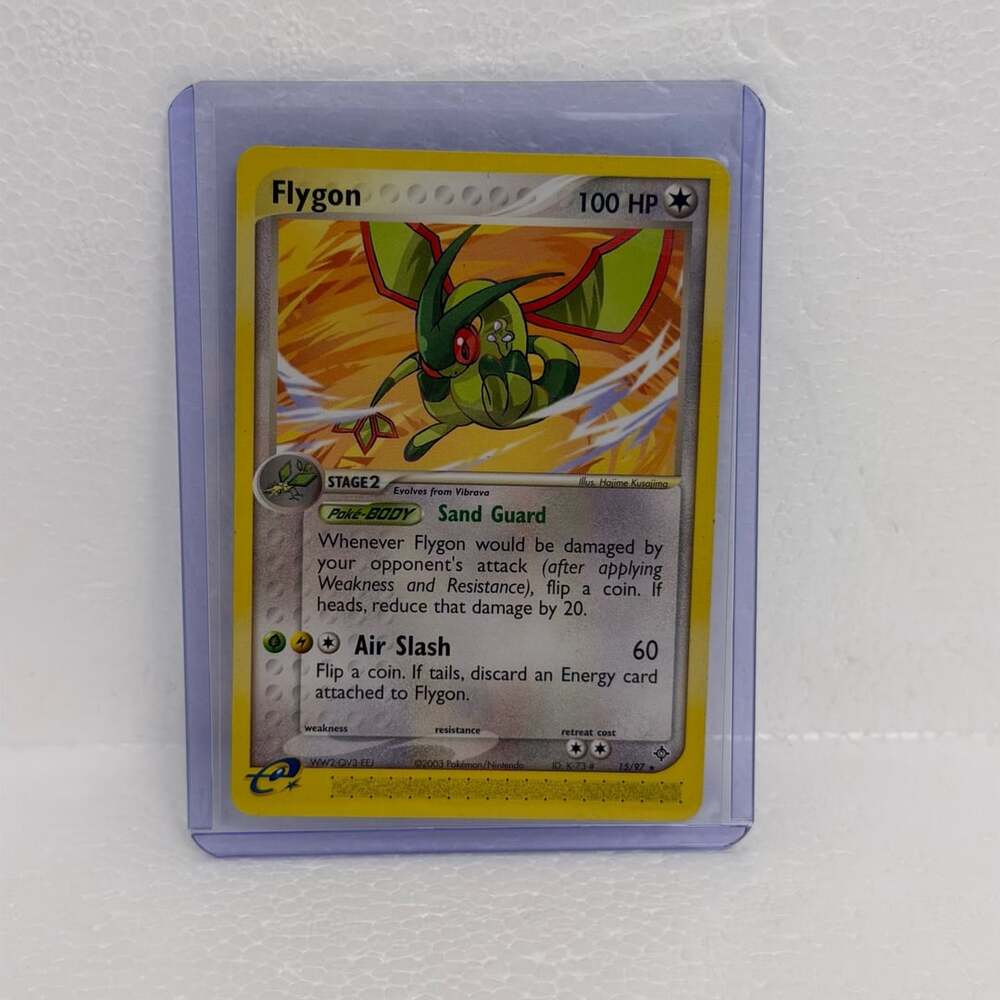 Pokemon Flygon 15/97 Ex Dragon Rare Non Holo 2003
